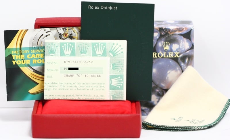 Rolex Ladies Two-Tone Datejust 79173 Diamond