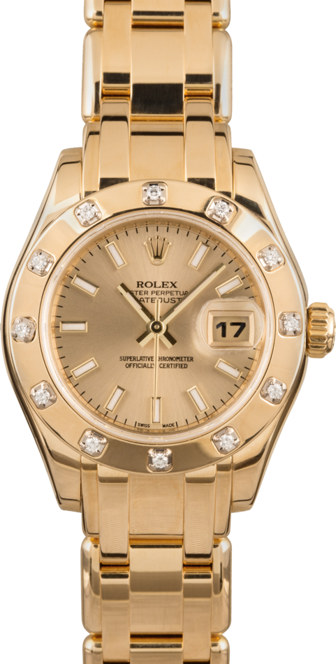 Buy Used Rolex Pearlmaster 69298 | Bob's Watches - Sku: 115159