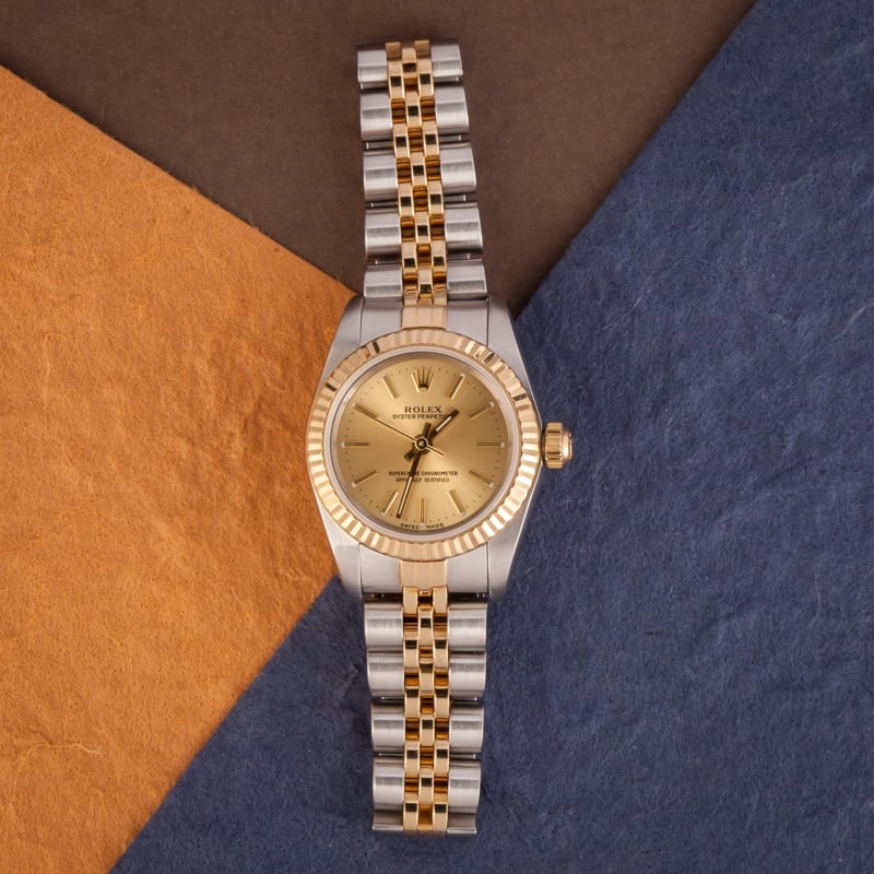 Rolex Lady Oyster Perpetual 76193 Two-Tone