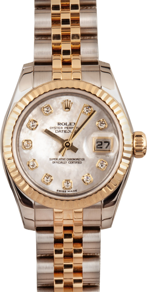 Rolex Lady-Datejust 179173 Diamond Mother of Pearl