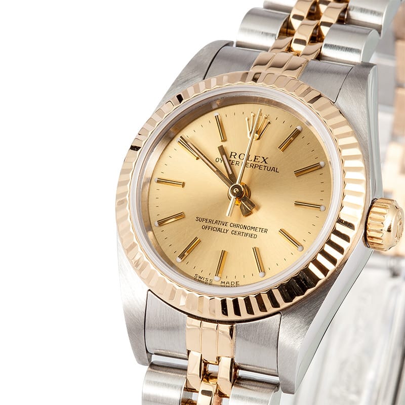 Rolex Ladies Pre Owned Oyster Perpetual 76193