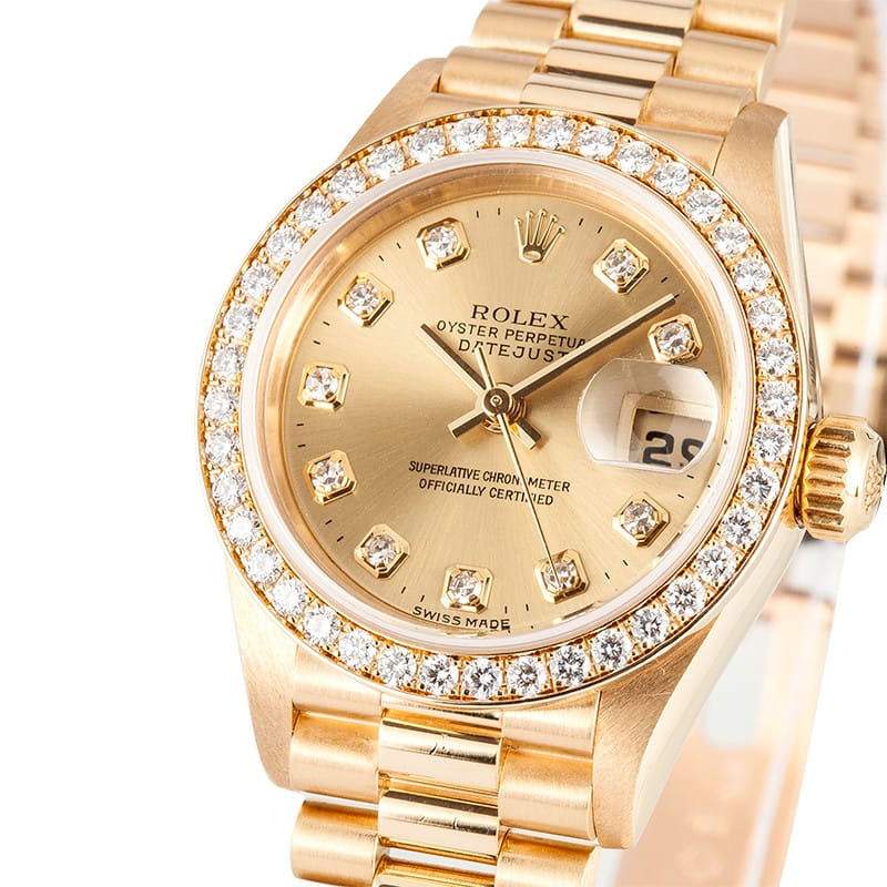 Rolex Ladies Diamond Datejust 79138