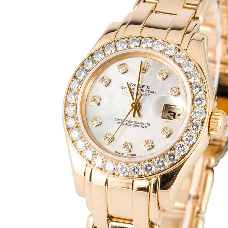Ladies Rolex Pearlmaster 69298 Diamond