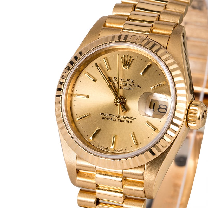 Rolex Lady Datejust 69178 Champagne Dial