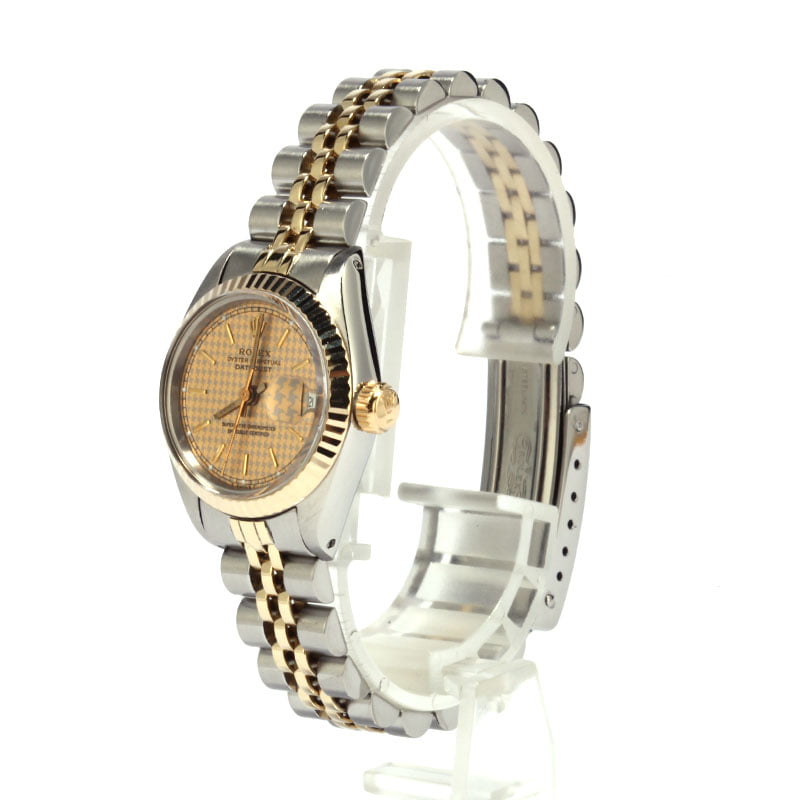Pre-Owned Rolex Ladies Datejust 6917 Houndstooth