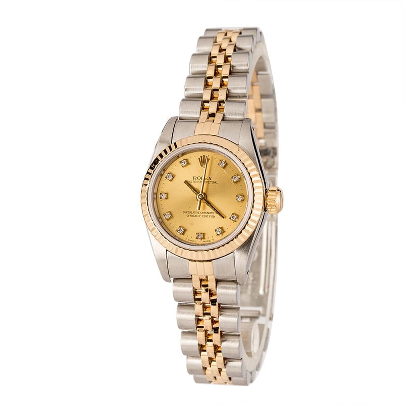 Rolex Oyster Perpetual 67193 Diamond Dial