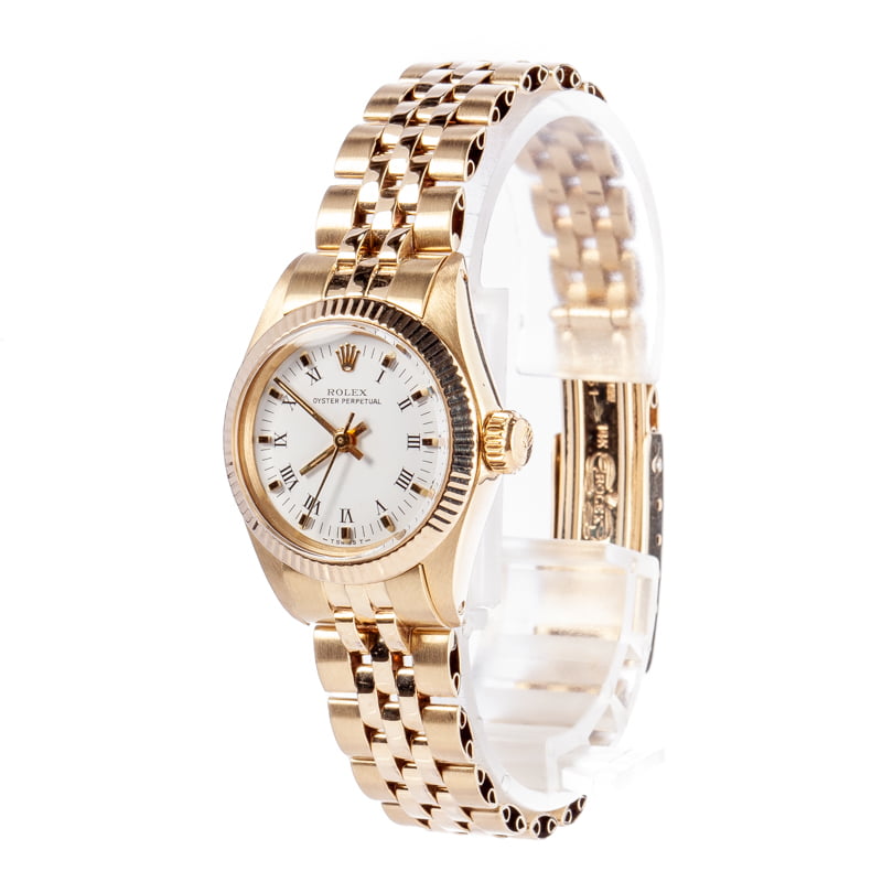 Rolex Ladies Oyster Perpetual 6719 Honeycomb