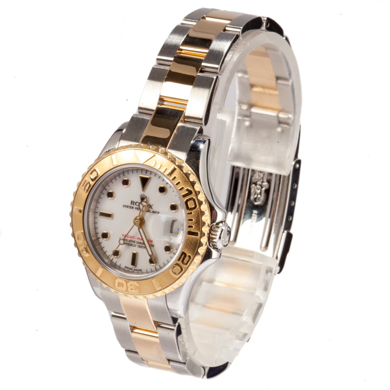 Pre Owned Rolex Yacht-Master 169623 White Dial