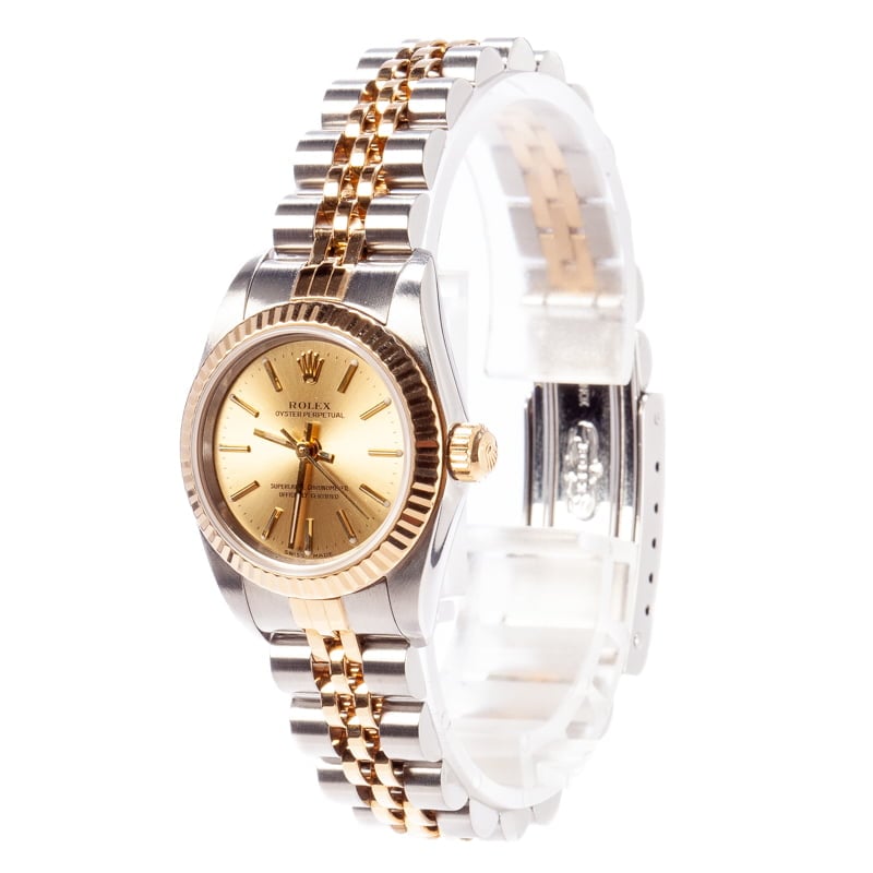 Rolex Lady Oyster Perpetual 76193 Two-Tone