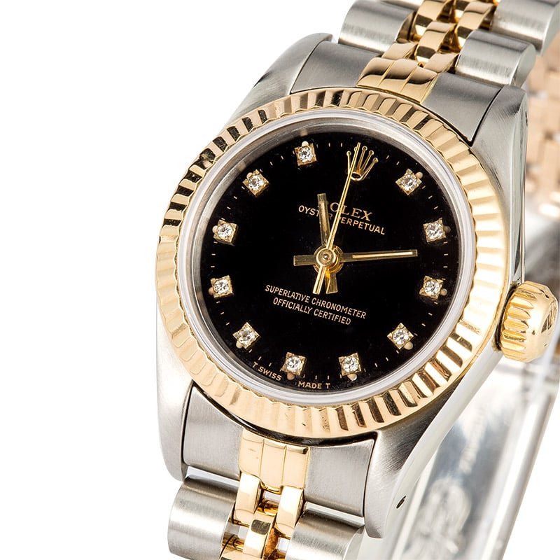 Buy Used Rolex Lady Oyster Perpetual 67193 | Bob's Watches - Sku: 112337