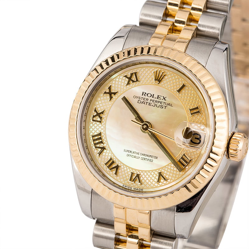 Pre-Owned Rolex Datejust 178273 Champagne MOP