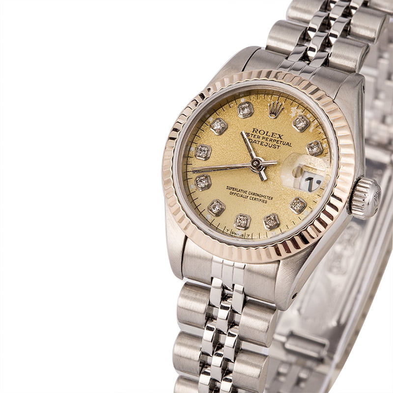 Used Rolex Lady Datejust 69160 Jubilee Bracelet