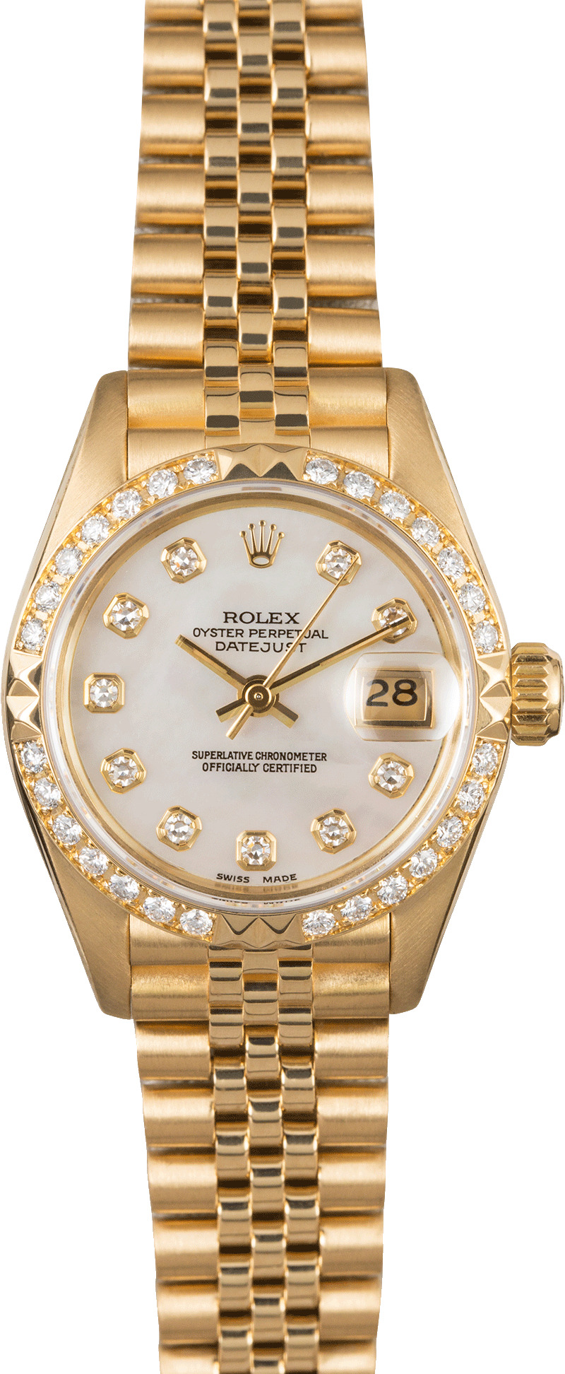 Rolex Ladies Datejust 69178 Diamond Bezel