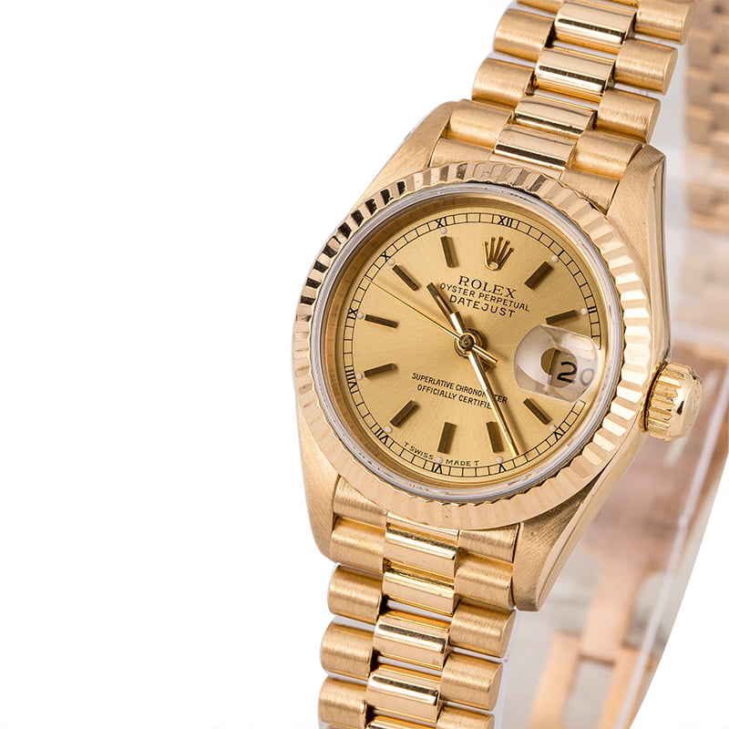 Pre-Owned 26MM Rolex Lady President 69178
