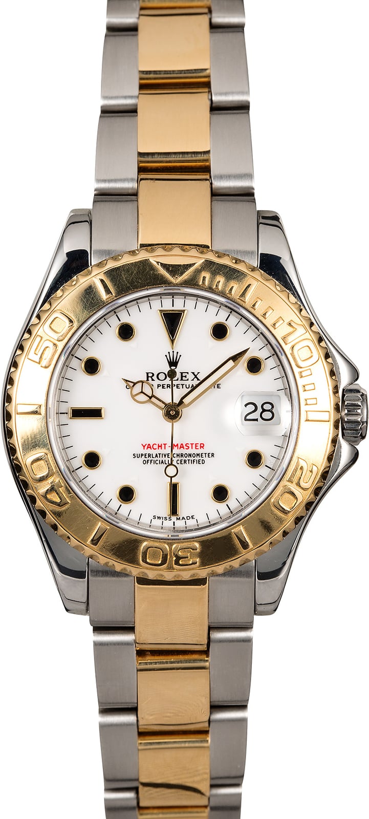 rolex yacht master ladies two tone