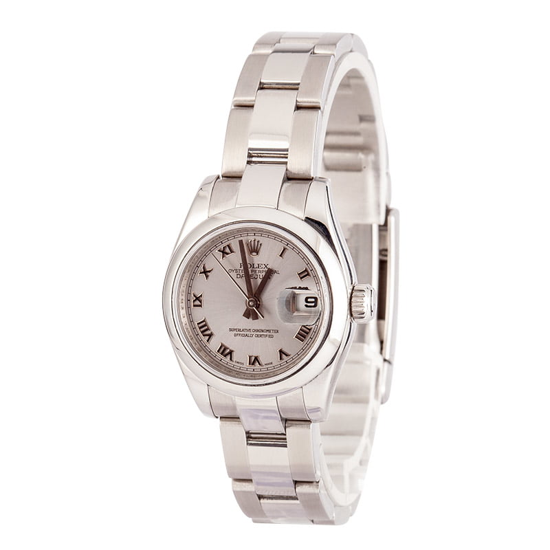 Pre Owned Rolex Ladies Datejust 179160 Silver Dial