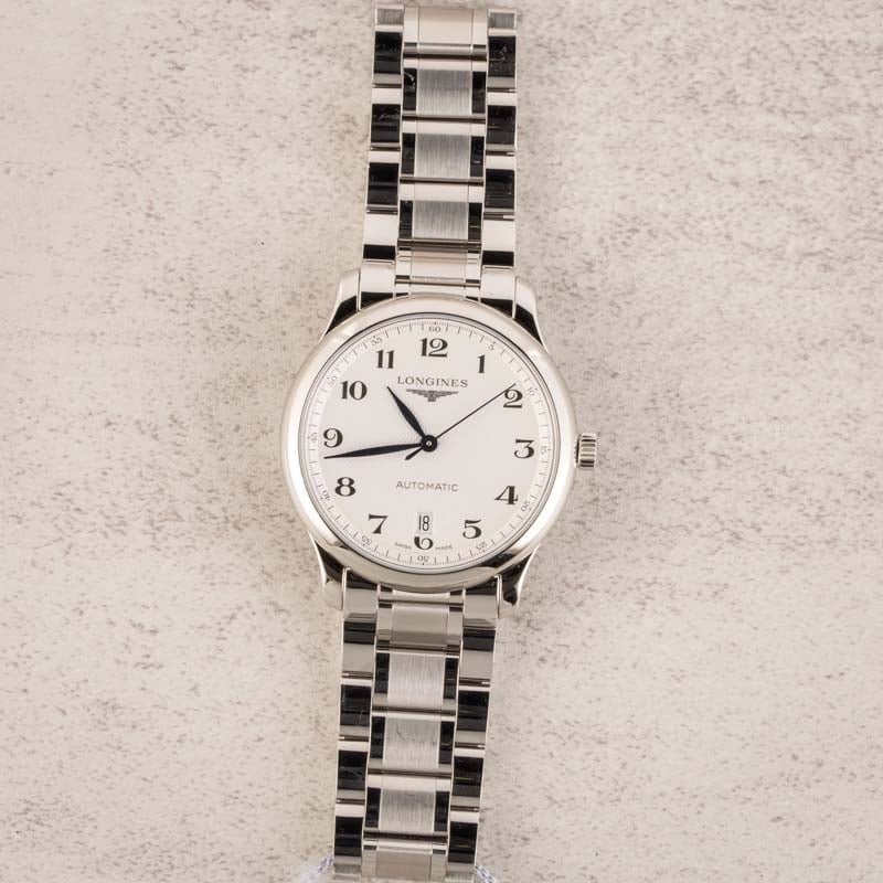 Longines Master Collection Silver Arabic Dial
