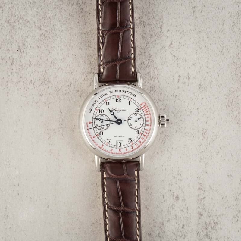 Longines Heritage Column Wheel Chronograph Stainless Steel