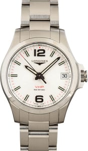 Ladies Longines Conquest V.H.P Stainless Steel