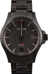 Longines Conquest V.H.P. Black PVD Stainless Steel