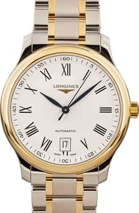 Longines Master White Roman Dial