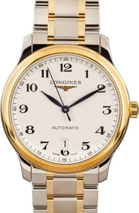 Longines Master White Arabic Dial