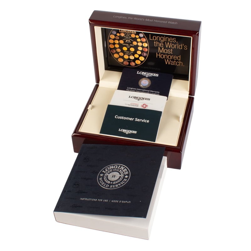 Longines Spirit Silver Arabic Dial