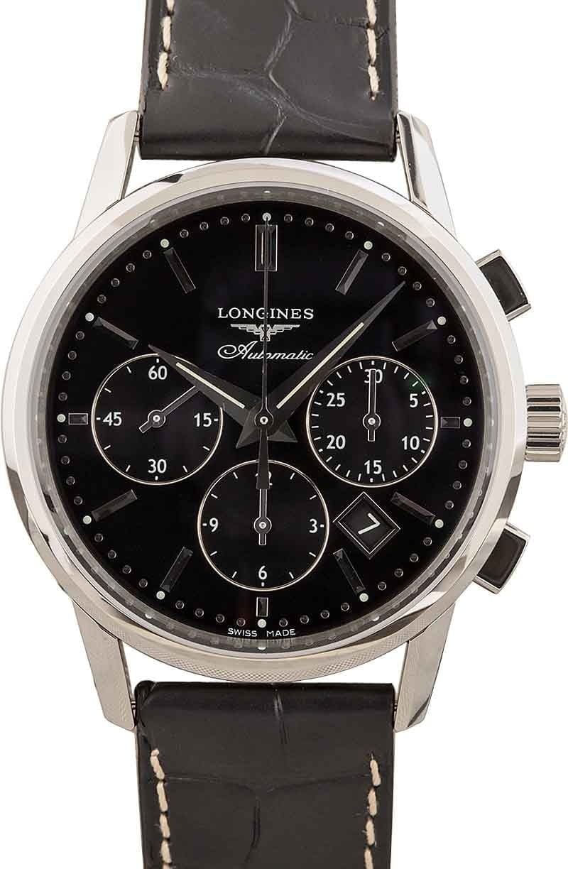 Buy Longines Column Wheel Chronograph L2.749.4.52.0 Bob s Watches Sku 150052