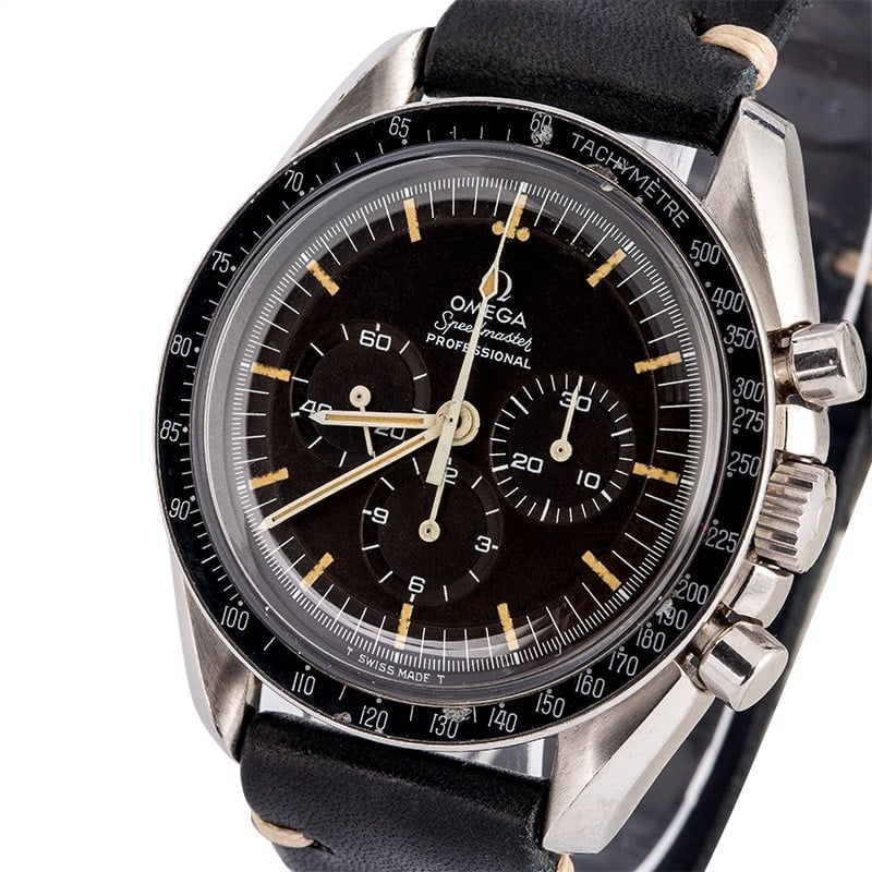 Vintage 1970 Omega Speedmaster 145.022 with Tropical Dial