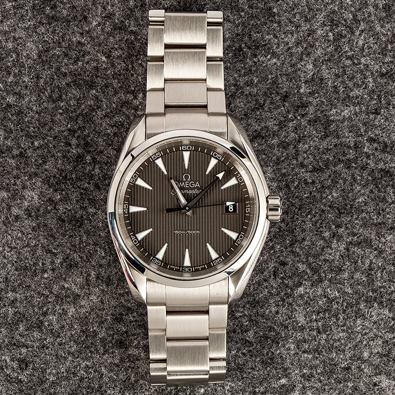 Omega Seamaster Aqua Terra 150M Quartz Teak Grey