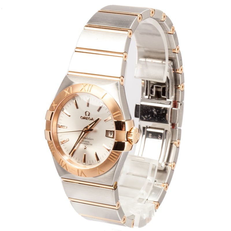 Omega Constellation Stainless Steel & 18k Red Gold