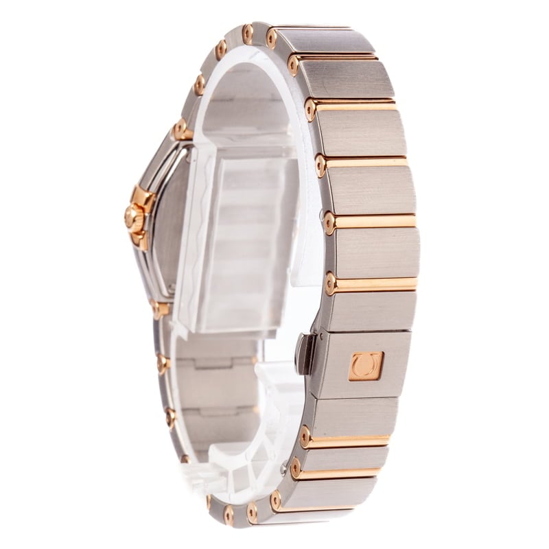 Womens Omega Constellation Brown Supernova Diamond Dial