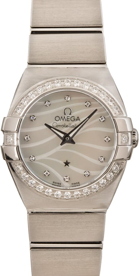 Ladies Omega Constellation Diamond Bezel & Dial