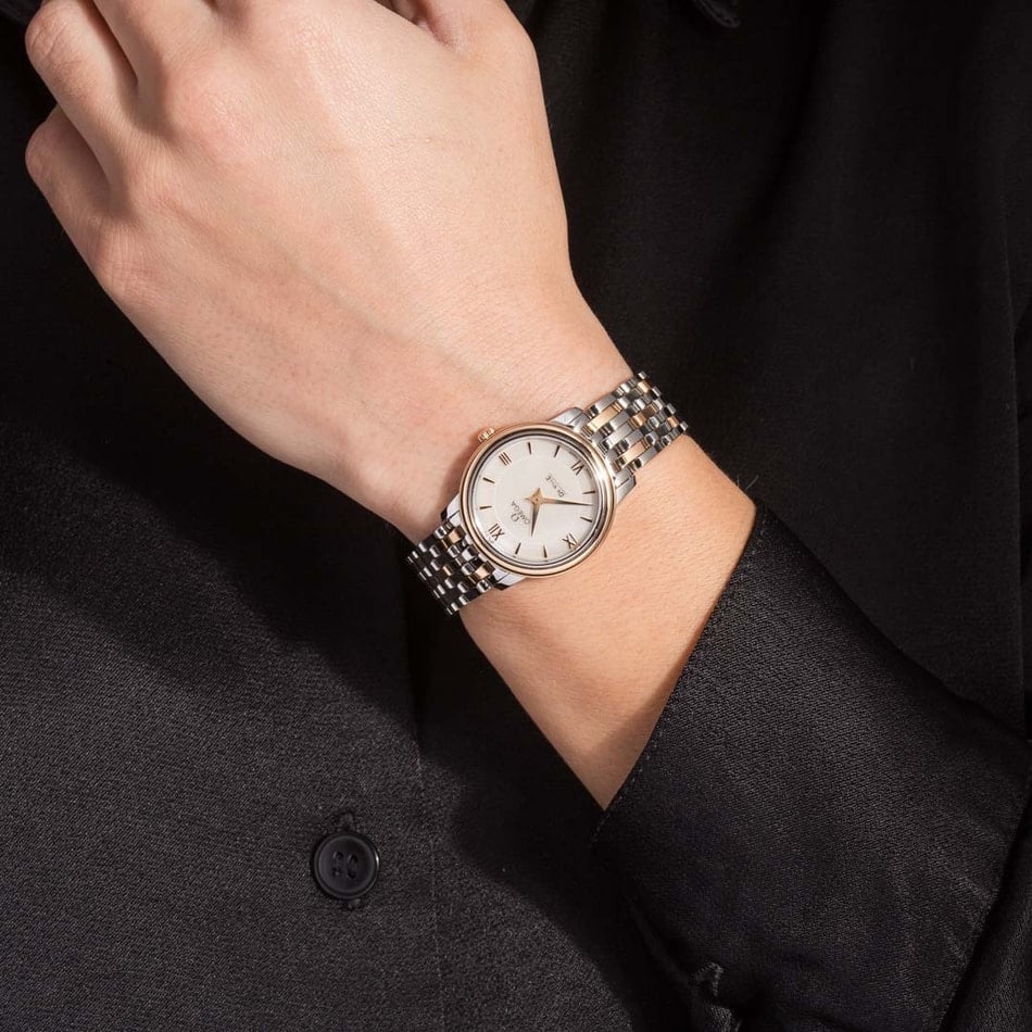 Omega De Ville Prestige Red Gold & Steel