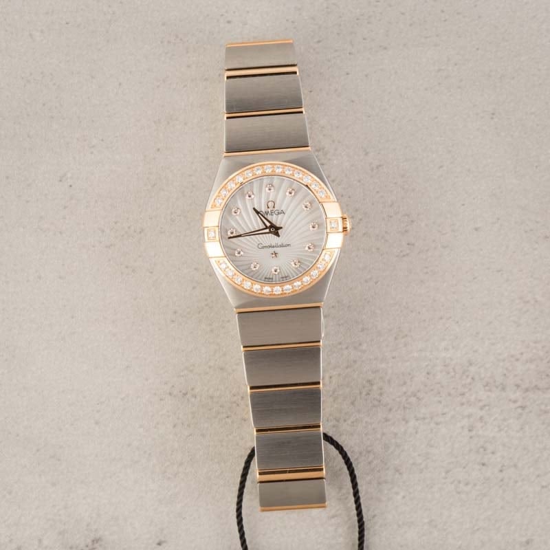 Omega Constellation Mother of Pearl Diamond Supernova Dial