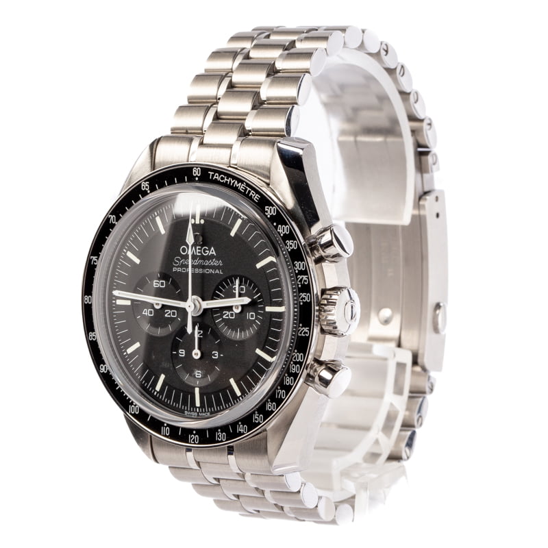 Pre-Owned Omega Speedmaster Moonwatch Professional Black Dial