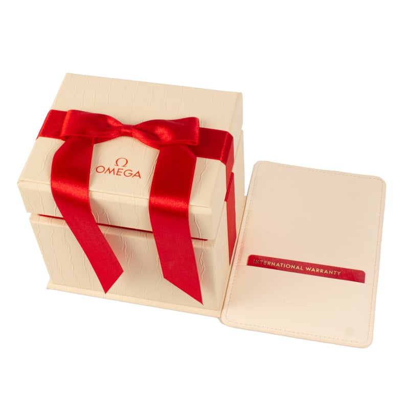 Omega De Ville Tresor White Roman Dial