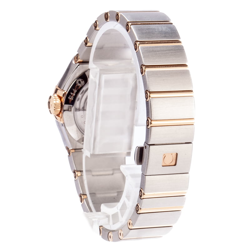 Omega Constellation Steel & Gold Mother of Pearl Diamond Dial