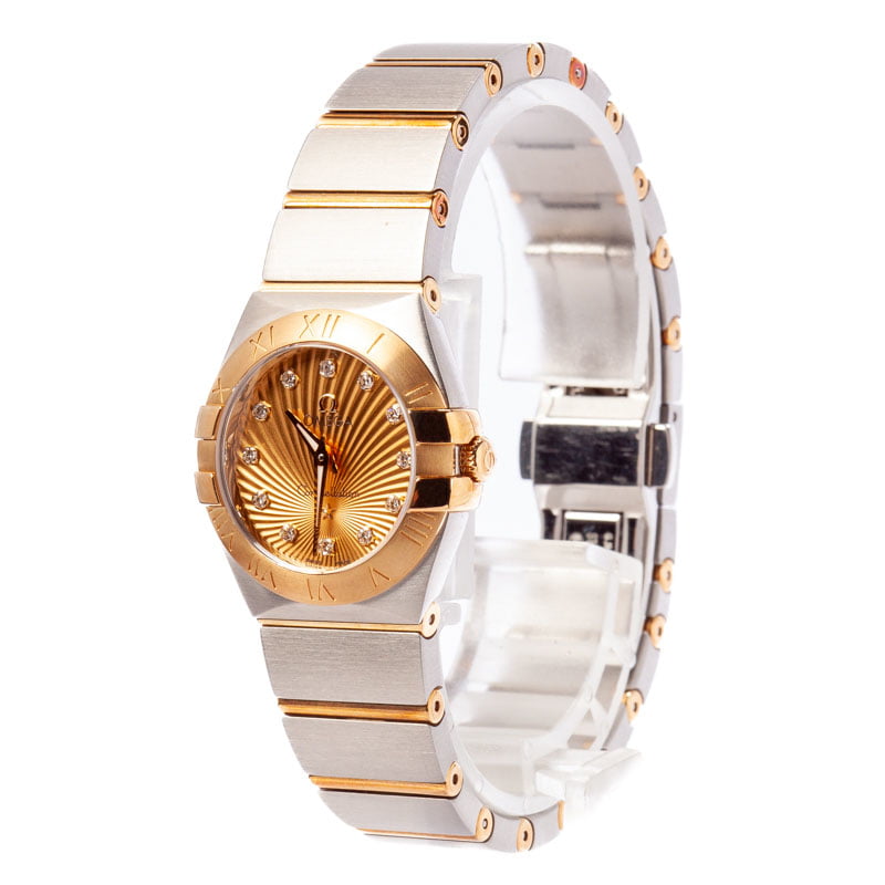 Ladies Omega Constellation Supernova Diamond Dial