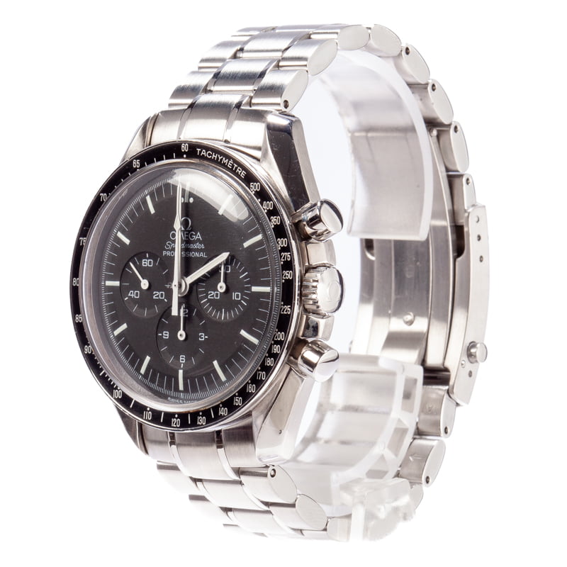 Omega Speedmaster Moonwatch Stainless Steel Black