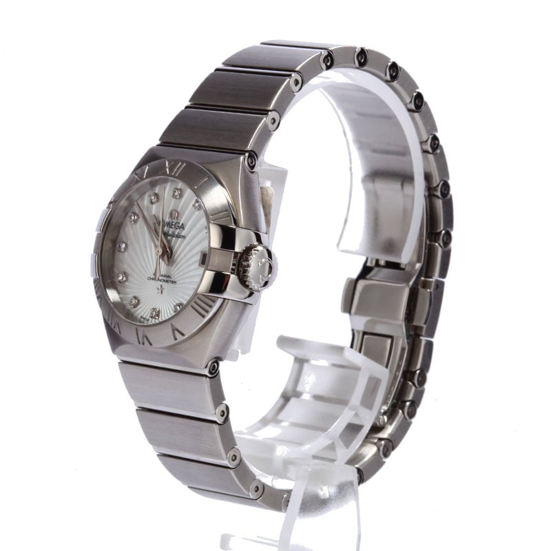 Omega Constellation Stainless Steel Diamonds