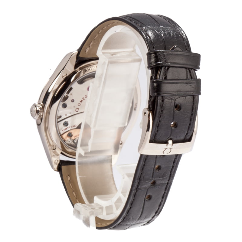 Mens Omega De Ville Tresor White Gold