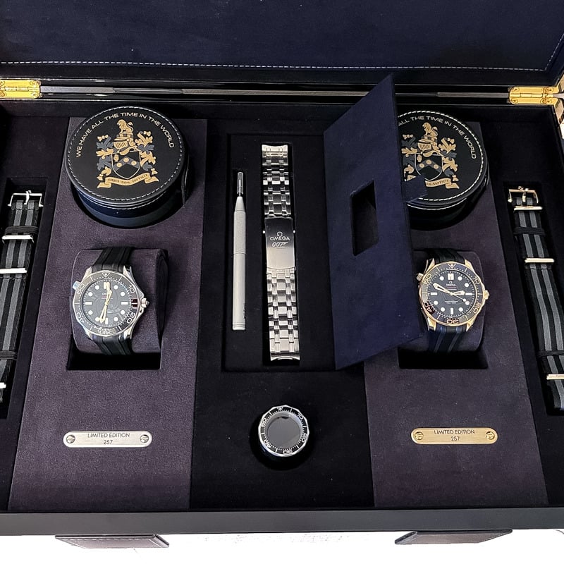 Omega Seamaster James Bond Limited Edition Set