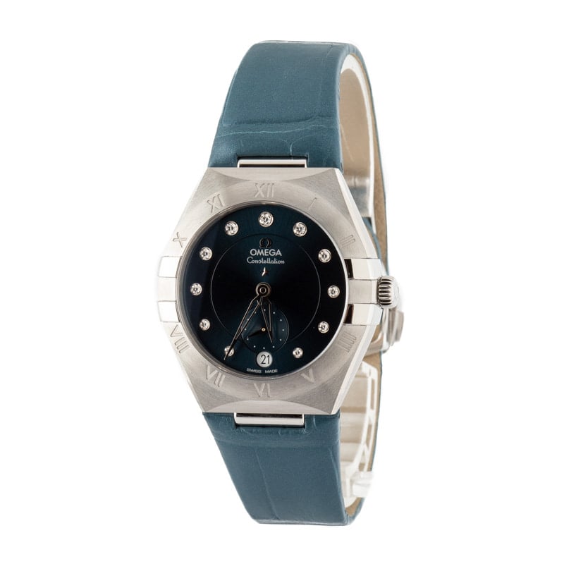 Omega Constellation Blue Diamond Dial