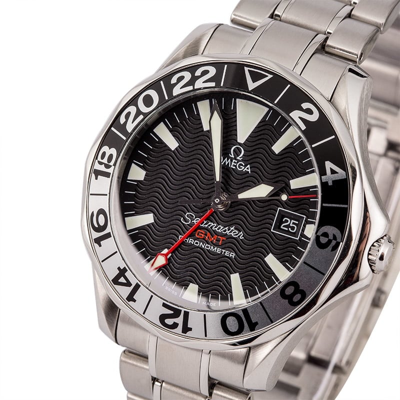 PreOwned Omega Seamaster GMT 2536.50.00 Gerry Lopez Limited Edition