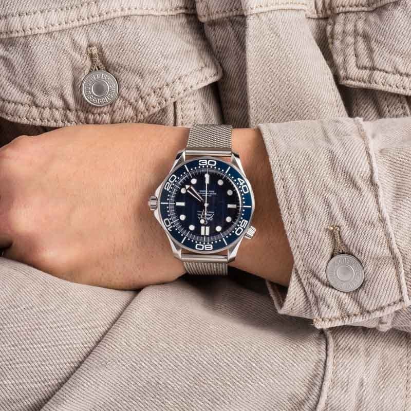 Omega Seamaster Diver 300M James Bond 60th Anniversary Blue Dial