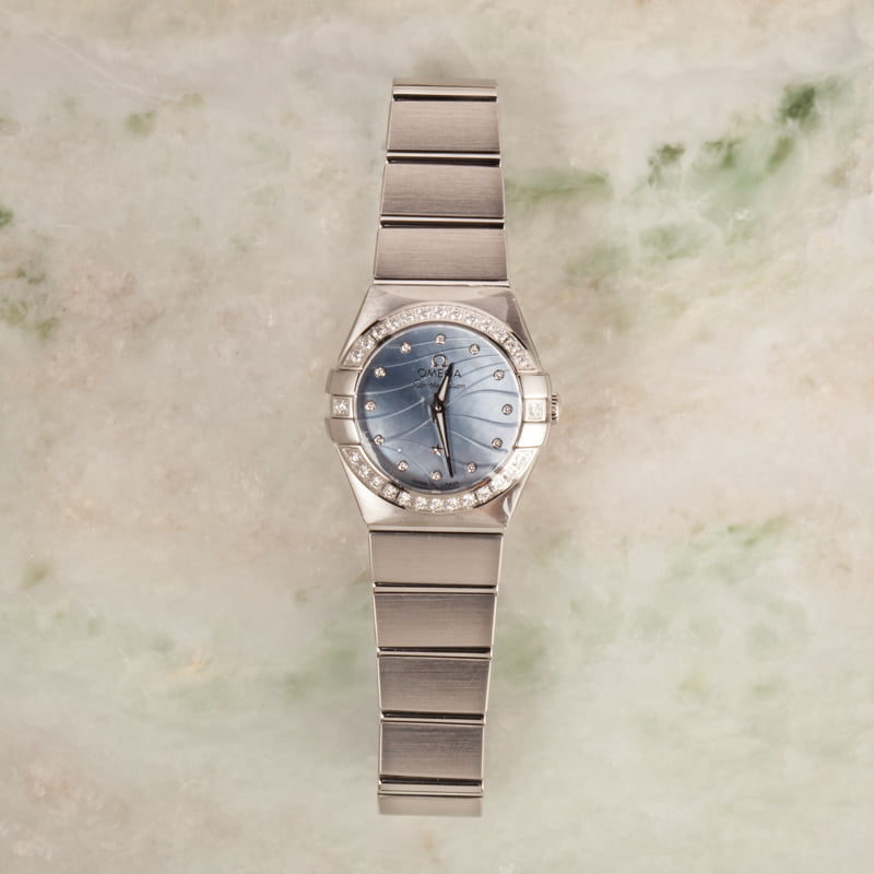Omega Constellation Blue Mother of Pearl