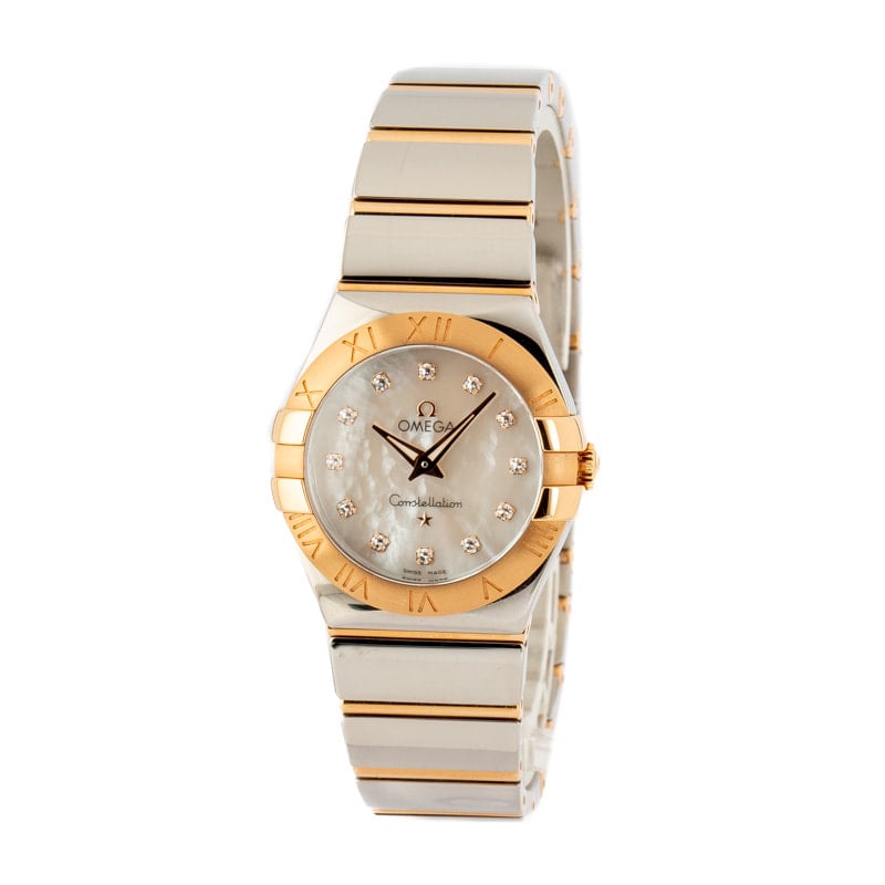 Omega Constellation Mother of Pearl Diamond Dial