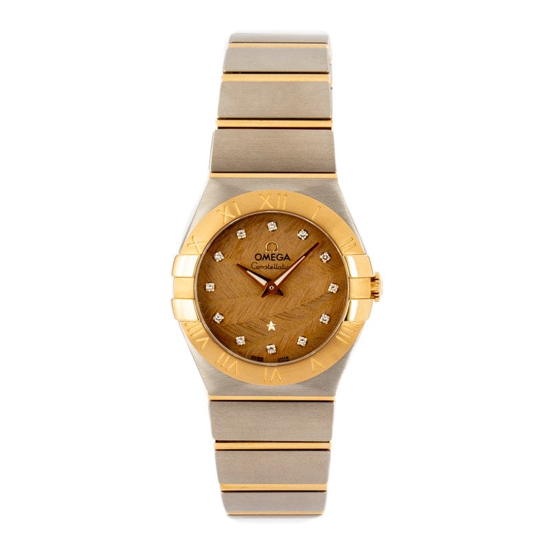Omega Constellation Feathered Diamond Dial