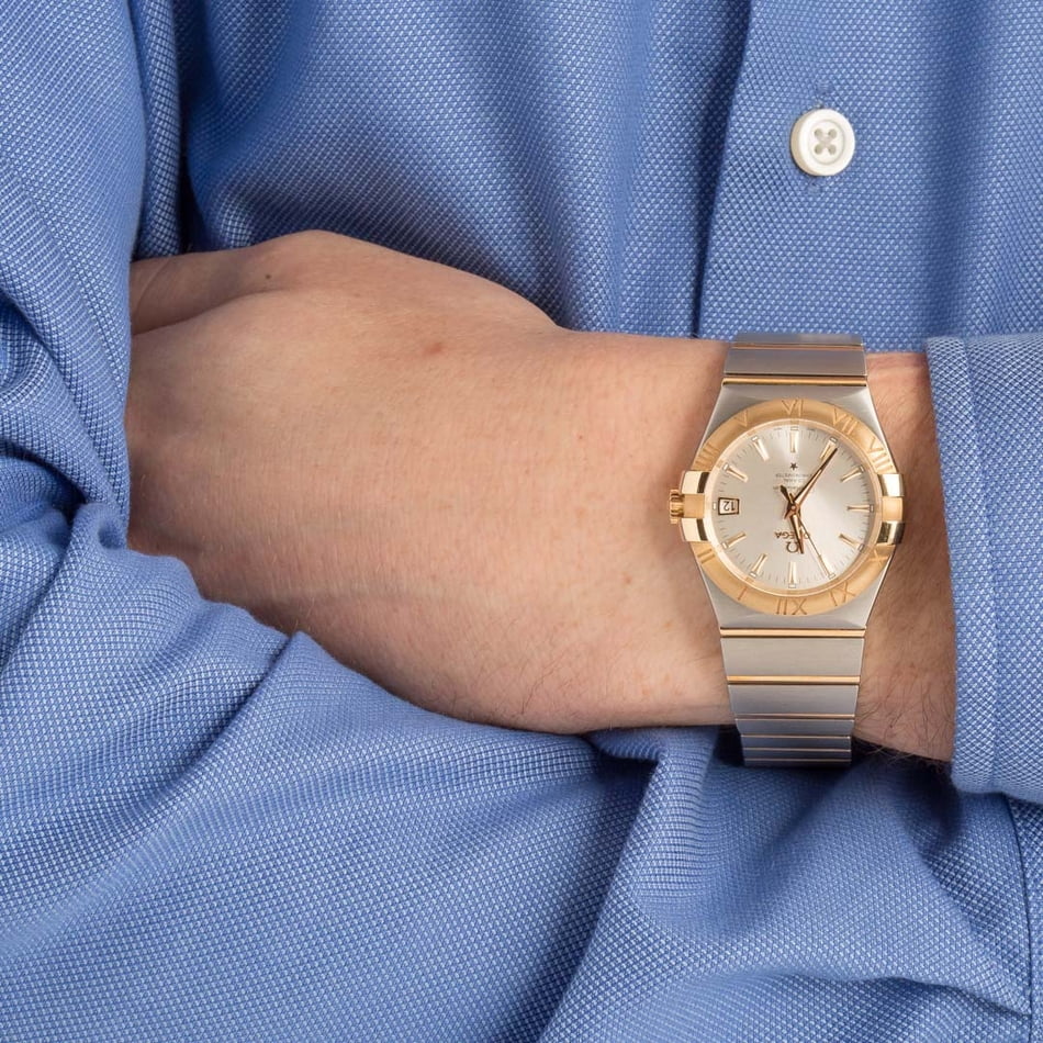 Omega Constellation Stainless Steel & 18k Yellow Gold